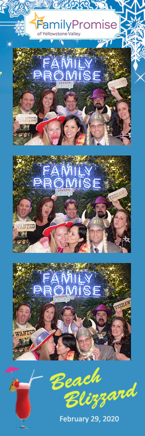 Beach Blizzard Party for a Promise- A Toast To 15 Years! | View more photos from the event at gallery.photoboothbillings.com/u/PhotoBoothBillings/Beach-Blizzard-Party-for-a-Promise-A-Toast-To-15-Years